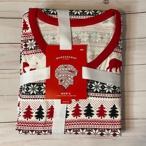 WONDERSHOP holiday matching PJ set